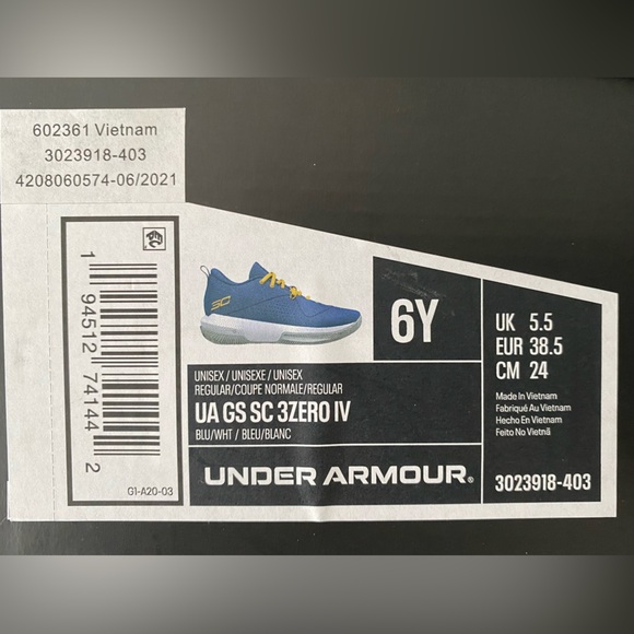 UnderArmour Kids athletic shoes - Picture 9 of 9